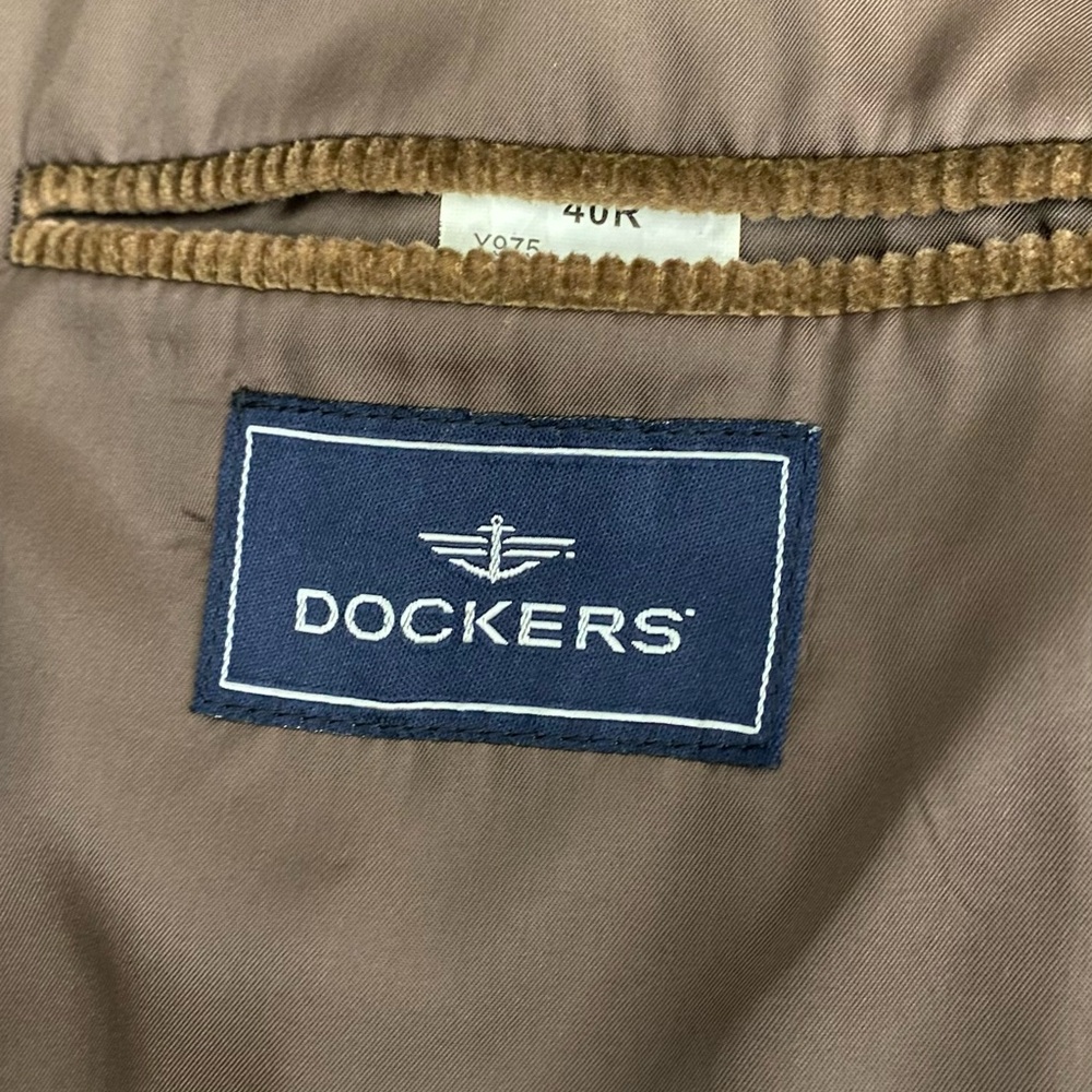 NWOT Dockers Corduroy Men's Tan Brown Blazer - Picture 8 of 15